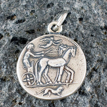 Load image into Gallery viewer, Artemis Silver Coin Pendant - Syracuse Coin - Diana Mistress of Animals - Nike
