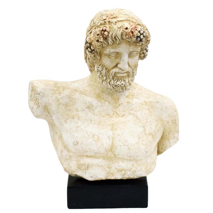 Dionysus Bacchus sculpture - Dionysos - God of Wine Ritual Madness and ecstasy