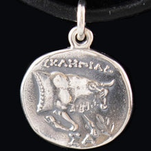 Load image into Gallery viewer, Samos Lion tetradrachm Silver Pendant - Goddess Hera Symbol
