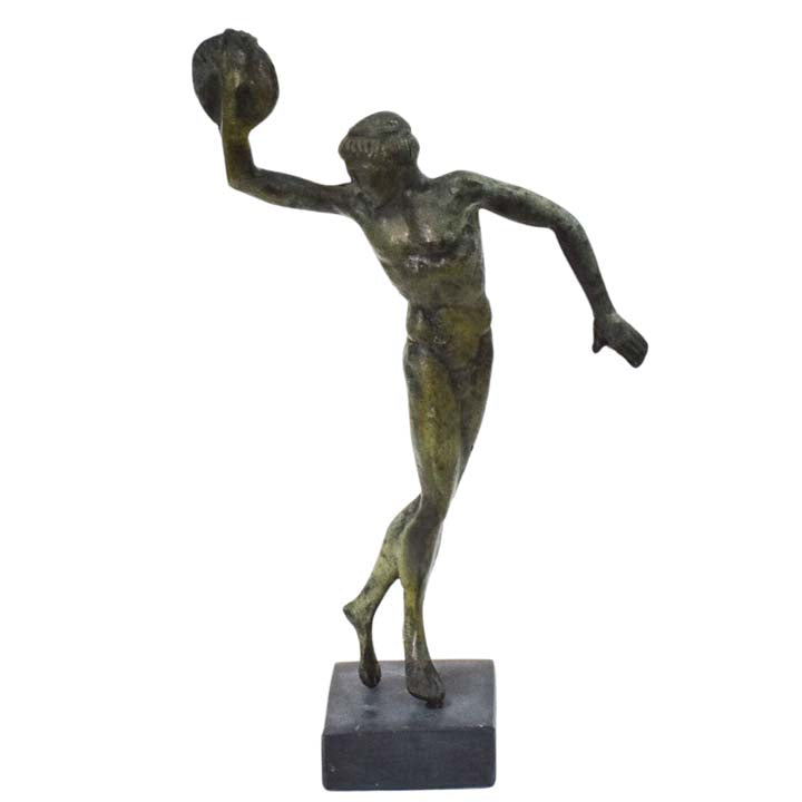 Discus Thrower Athlete Bronze figurine statue - Olympic Games - Discobolus