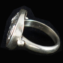 Load image into Gallery viewer, Goddess Athena Silver Ring Size Us 7 3/4 - Symbol of Wisdom Strength Strategy
