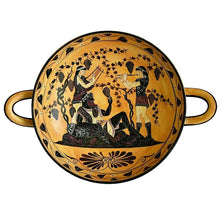 Load image into Gallery viewer, Dionysus and The Maenads - Black Figure Kylix - God of Wine and Pleasure
