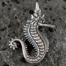 Load image into Gallery viewer, Seahorse Silver Pendant - Hippocampus
