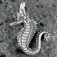 Load image into Gallery viewer, Seahorse Silver Pendant - Hippocampus
