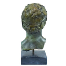 Load image into Gallery viewer, Dionysus Bacchus bronze bust - Dionysos God of Wine Ritual Madness and ecstasy
