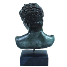 Load image into Gallery viewer, Ephebe of Marathon bust - Bronze color effect statue - Young boy
