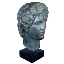 Load image into Gallery viewer, Alexander the Great Macedonian Bust with Bronze Effect
