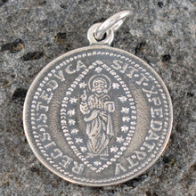 Load image into Gallery viewer, Venetian Doge Marcantonio Giustinian 1684-1688- St. Mark - Christ - Silver Pendant
