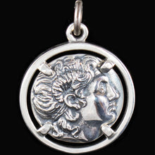 Load image into Gallery viewer, Alexander The Great Macedonian Pendant - King Lysimachos Coin
