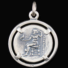 Load image into Gallery viewer, Alexander The Great Hercules Silver Pendant - Macedonia King
