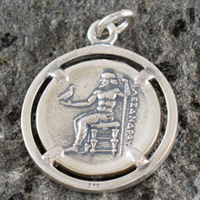 Load image into Gallery viewer, Alexander The Great Hercules Silver Pendant - Macedonia King
