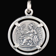 Load image into Gallery viewer, Alexander The Great Macedonian - King Lysimachos Silver Coin Pendant
