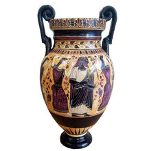 Load image into Gallery viewer, Dionysus Feast - Ancient Greek Amphora Vase - Museum Replica - God of Wine
