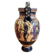 Load image into Gallery viewer, Dionysus Feast - Ancient Greek Amphora Vase - Museum Replica - God of Wine
