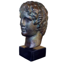 Load image into Gallery viewer, Alexander the Great Macedonian Bust with Bronze Effect - King Of Vergina
