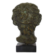 Load image into Gallery viewer, Antinous bronze bust - Antinoos - Ancient Greece Rome - Emperor Hadrian favorite
