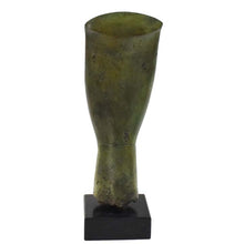 Load image into Gallery viewer, Cycladic Bronze Head statue - Abstract Art - Simplicity - Ancient Aegean Culture
