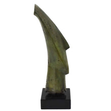 Load image into Gallery viewer, Cycladic Bronze Head statue - Abstract Art - Simplicity - Ancient Aegean Culture
