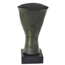 Load image into Gallery viewer, Cycladic Bronze Head - Abstract Art statue - Simplicity - Ancient Aegean Culture
