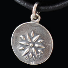 Load image into Gallery viewer, Apollo Silver Coin Pendant - Vergina Star - God of Light Healing Music Poetry
