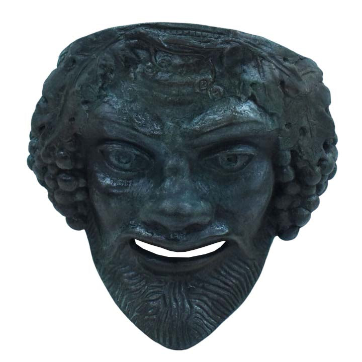 Dionysus small Mask - Dionysos God of Wine Ritual Madness and ecstasy - Bacchus