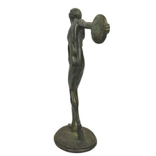 Load image into Gallery viewer, Discobolus flat sculpture - Ancient Olympic games bronze Discus thrower athlete
