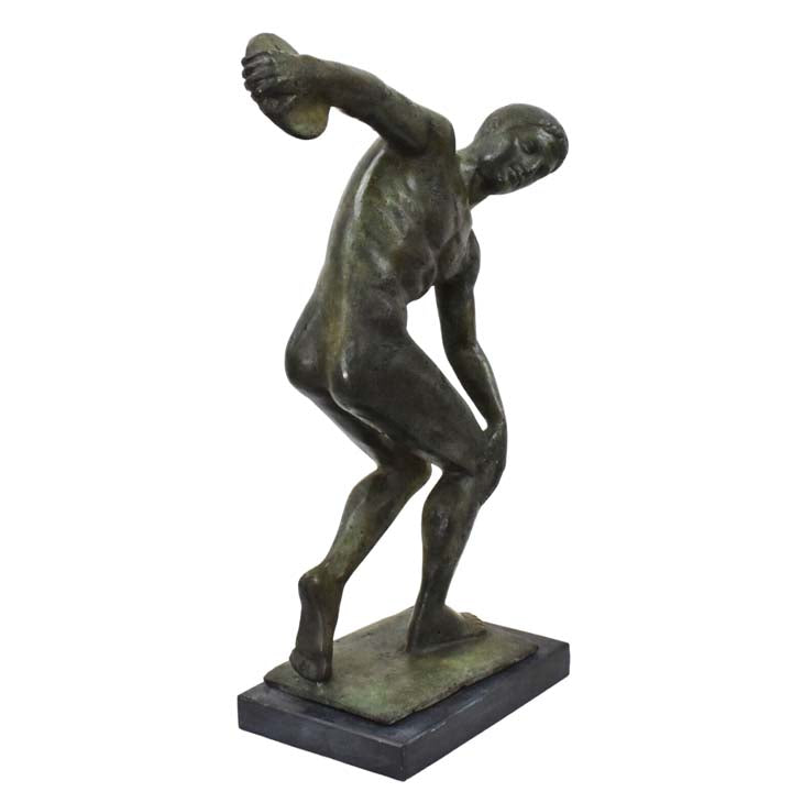 Discobolus of Myron bronze statue - Discus Thrower Athlete Ancient Oly ...