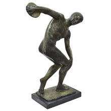 Load image into Gallery viewer, Discobolus of Myron bronze statue - Discus Thrower Athlete Ancient Olympic Games
