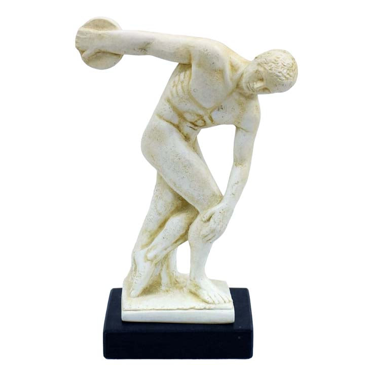 Discobolus of Myron Figurine Discus Thrower Athlete - Ancient Greek Olympic Games