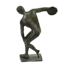 Load image into Gallery viewer, Discobolus of Myron pure bronze statue - Discus Thrower Athlete - Olympic Games
