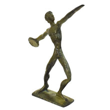 Load image into Gallery viewer, Discus Thrower Athlete Pure Bronze figurine statue - Olympic Games sport
