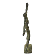 Load image into Gallery viewer, Discus Thrower Athlete Pure Bronze figurine statue - Olympic Games sport
