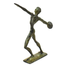 Load image into Gallery viewer, Discus Thrower Athlete Pure Bronze figurine statue - Olympic Games sport
