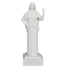 Load image into Gallery viewer, Hestia small Alabaster statue - Greek Goddess of The Family and The State
