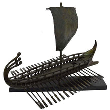 Load image into Gallery viewer, Ancient Bronze Ship Trireme - Bireme - Penteconter - Athenians Spartans vs Persian
