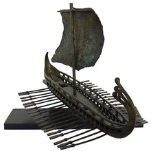 Load image into Gallery viewer, Ancient Bronze Ship Trireme - Bireme - Penteconter - Athenians Spartans vs Persian
