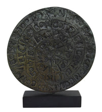 Load image into Gallery viewer, Phaistos disc Bronze sculpture - Palace of Knossos Minoan Period - Museum Replica
