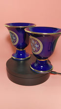 Load and play video in Gallery viewer, Pegasus and Helmet Design Pythagorean 2 cups high quality set Pythagoras blue
