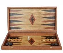 Load image into Gallery viewer, 15&quot; Olive Wood Backgammon Chess Set - Olive wood chips
