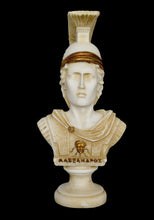 Load image into Gallery viewer, Alexander the Great Macedonian - Alabaster aged bust - King Of Vergina - Phillip
