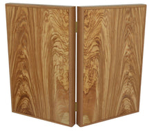 Load image into Gallery viewer, Olive wood 19&quot; Backgammon set - Handmade in Greece - Olive wood chips
