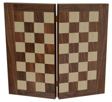 Load image into Gallery viewer, Traditional Walnut wood Backgammon - Chess Set - Olive chips
