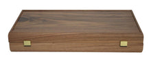 Load image into Gallery viewer, Traditional 19&quot; Walnut wood Backgammon Set - Handmade in Greece
