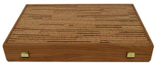 Load image into Gallery viewer, Natural Cork Backgammon Set - Handmade in Greece - Olive wood chips
